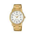 CASIO EXCLUSIVE STAINLESS STEEL GOLD COLOR FOR MEN MTP-V002G-7B2